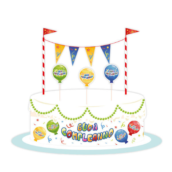 Immagine di Decorazioni Torta Buon Compleanno Balloon