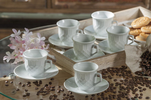 Immagine di Servizio Caffè in Porcellana per 6 persone