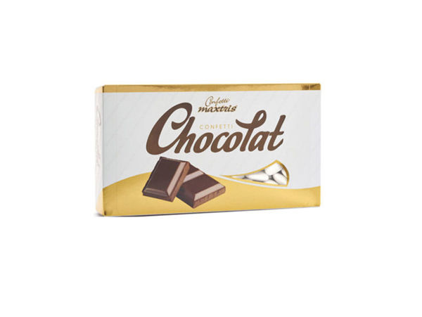 Immagine di Confetti Maxtris Tesorini al Cioccolato Bianchi 1 Kg
