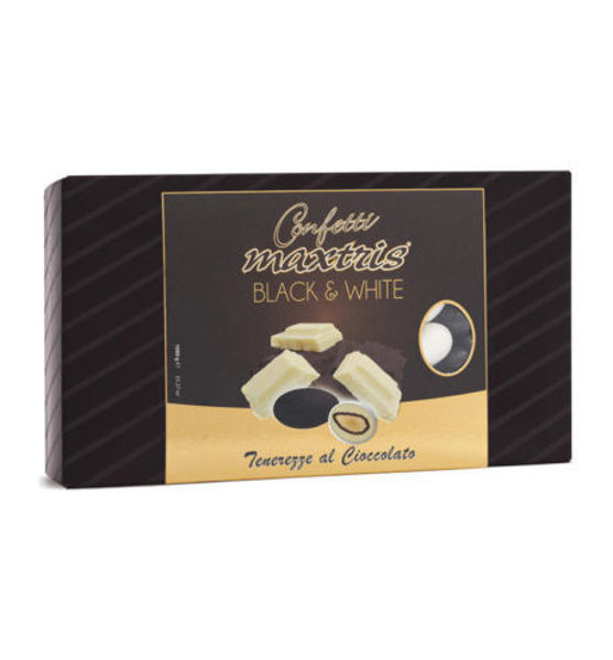Immagine di Confetti Maxtris Tenerezze al Cioccolato Black & White 1 Kg