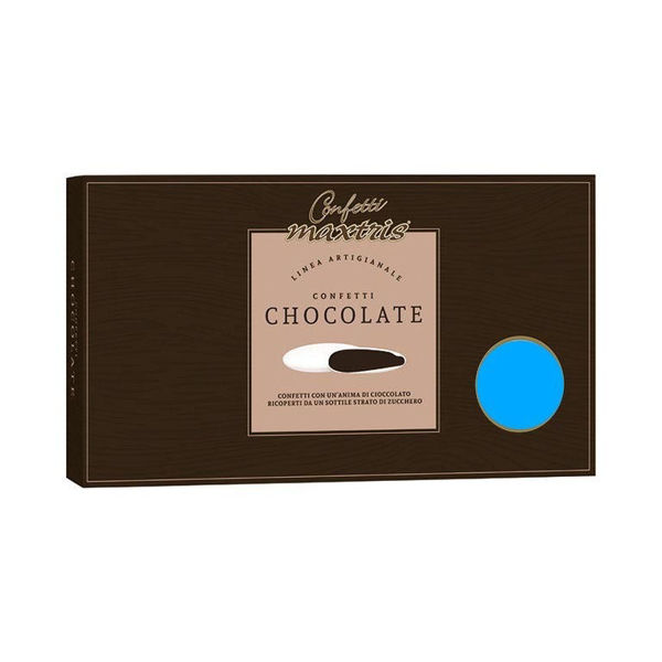 Immagine di Confetti Celesti al Cioccolato Fondente 1 kg