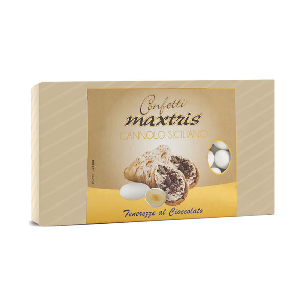 Immagine di Confetti Maxtris Tenerezze al Cioccolato Cannolo Siciliano 1 Kg