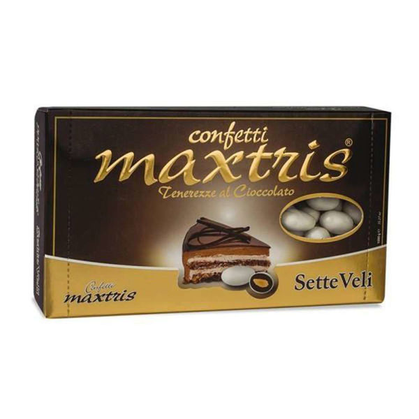 Immagine di Confetti Maxtris Tenerezze al Cioccolato Sette Veli 1 Kg