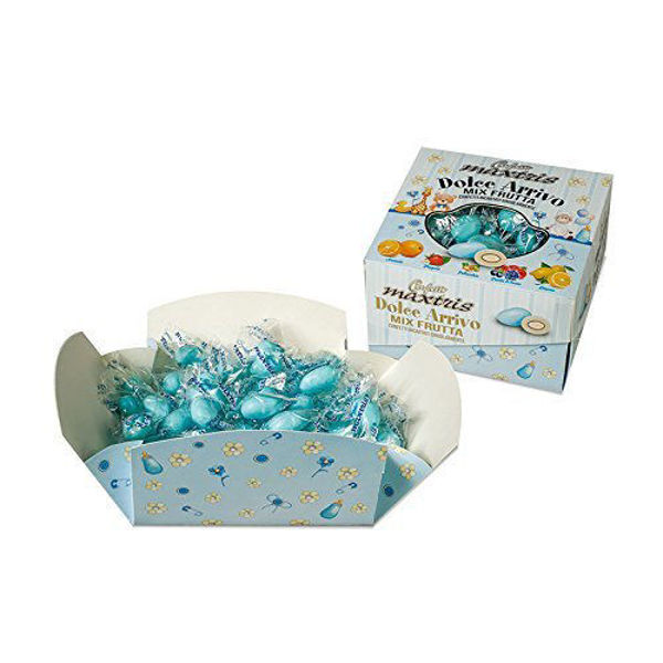 Immagine di Confetti Maxtris Vassoio Mix Frutta Celeste 500 grammi