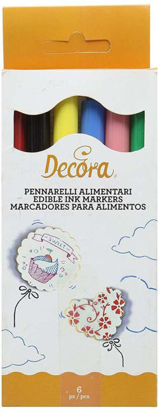 Immagine di Pennarelli Decorativi colori Assortiti 6 pz
