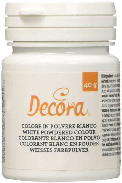 Immagine di Decora - Colore in Polvere Bianco E171 40 grammi