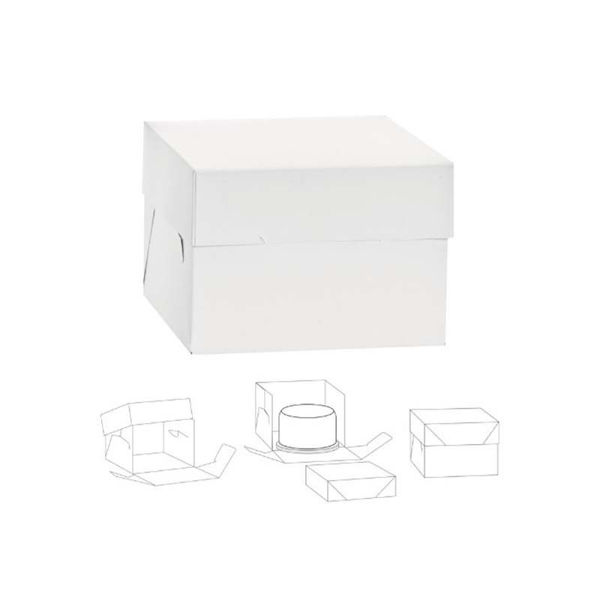 Immagine di Box per Dolci 40,5x40,5 cm altezza 37,5 cm