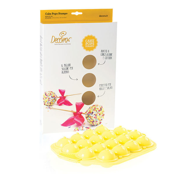 Stampo in silicone per 18 cake pops 30,5 × 21 cm, Silicone Platinum