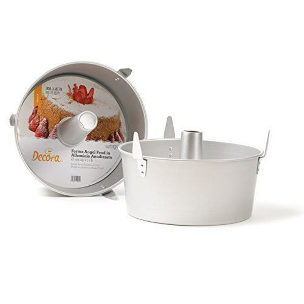 Stampo Angel Food Decora Ø 25 cm in alluminio anodizzato con piedini