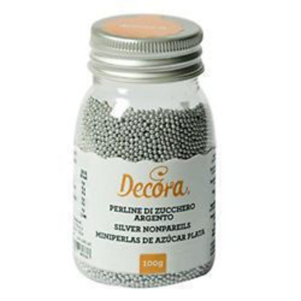 Perline in zucchero argento 1,5 mm per torte, cupcake e biscotti