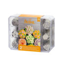 2° Cofanetto 12 Cornetti per Fiori Diretti Decora in acciaio inox