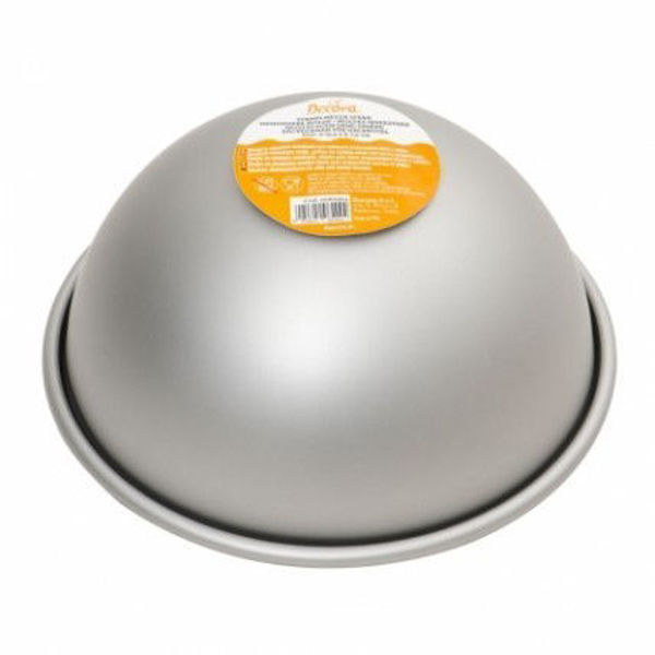 Immagine di Stampo mezza sfera in alluminio Anodizzato diametro 15,5 cm