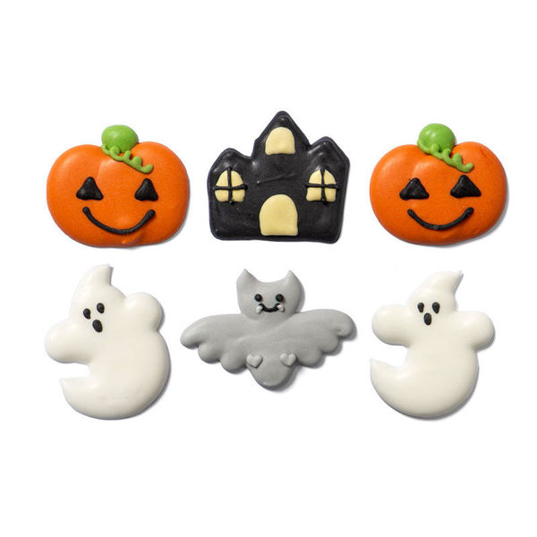 Immagine di Decorazioni Halloween Fantasy in Zucchero confezione da 6 pezzi