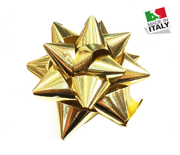 Immagine di Coccarde Oro - Stelle Splendid 14 mm 100 pezzi