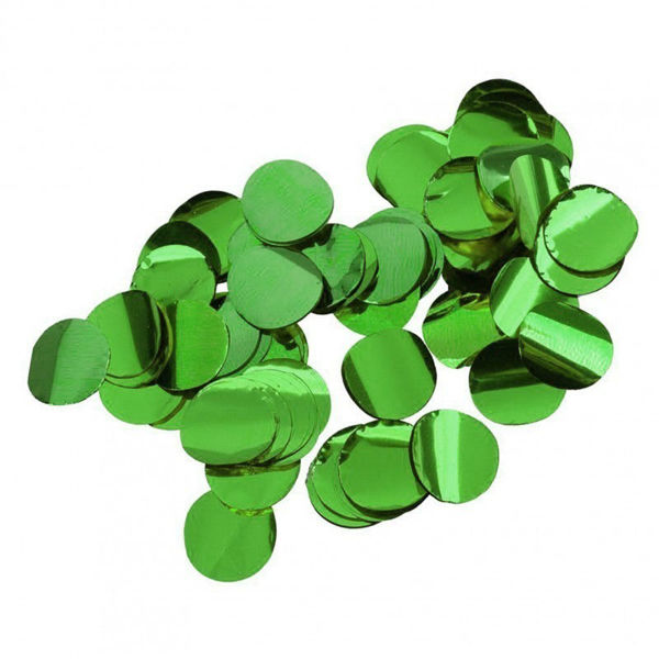 Immagine di Coriandoli da Tavola Verde Metallizzato 20 grammi