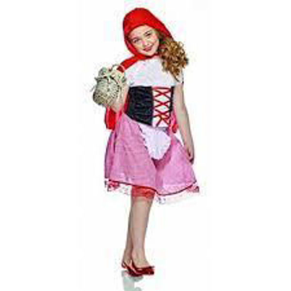 COSTUME BAMBINA CAPPUCCETTO ROSSO TAGLIA 5-6 ANNI - COSTUMI FIABE E  UNICORNO - La Fabbrica delle Feste