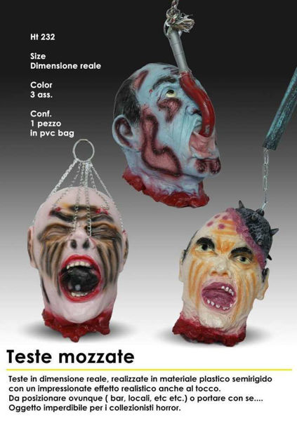 Testa mozzata horror mostro per Halloween e Carnevale