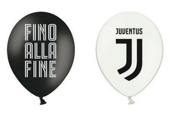 Immagine di Palloncini in Lattice 12" Juventus Prodotto Ufficiale 12 pezzi