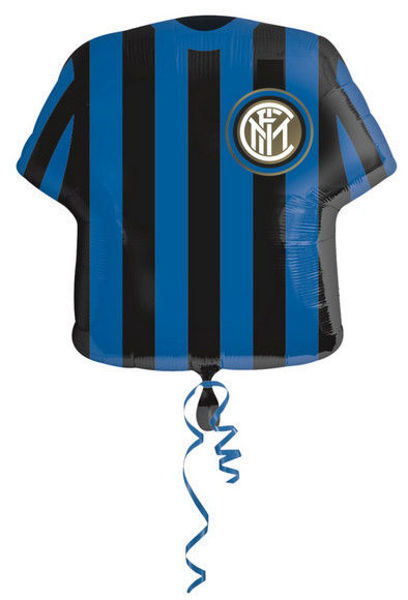 Immagine di Palloncino Mylar Super Shape Maglietta Inter Ufficiale 60 cm