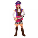 Immagine di Costume Carnevale Ragazza Pirata Avventura 7-9 anni