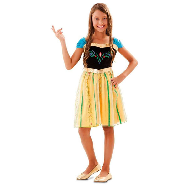 Immagine di Costume Carnevale Bambina Principessa Anna Frozen 10/12 anni