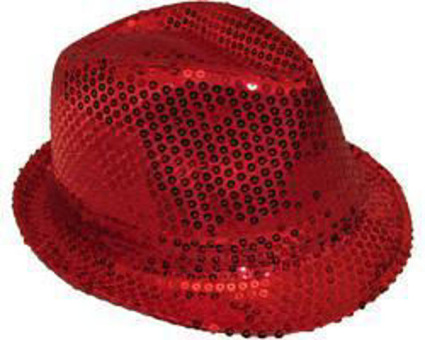 Immagine di Cappello Rosso con Paillettes