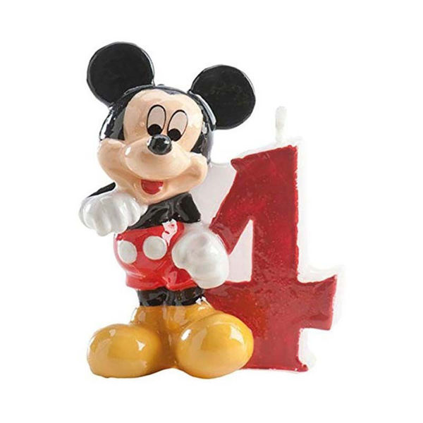 Immagine di Candelina Sagomata 8 cm Disney Topolino numero 4