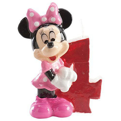 HHLCWA Confezione da 3 tovaglie rosa con personaggi di Minnie, in plastica  per feste di compleanno, 220 x 130 cm