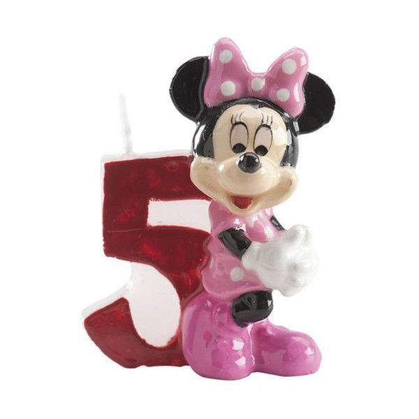 Immagine di Candelina Sagomata 8 cm Disney Minnie numero 5