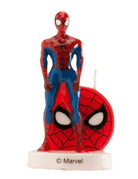 Immagine di Candelina Sagomata 3D 9 cm Marvel Spiderman