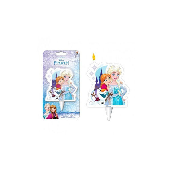 Immagine di Candelina Frozen 2d - Elsa, Anna e Olaf