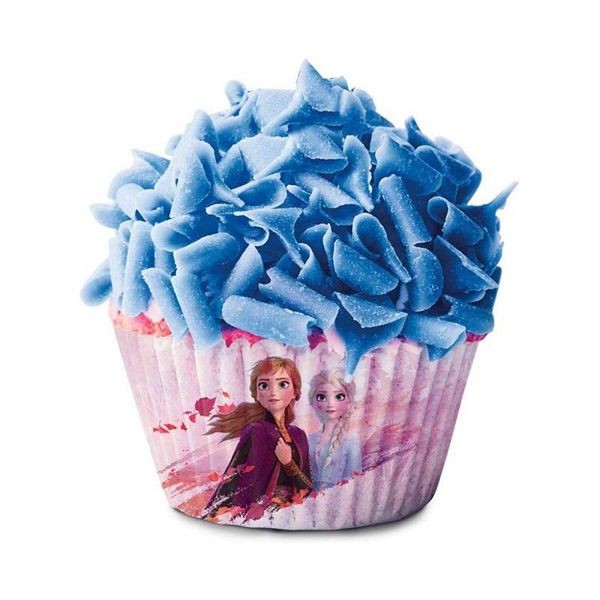 Immagine di Pirottini Cupcakes Frozen II 5 cm x altezza 3 cm 25 pz