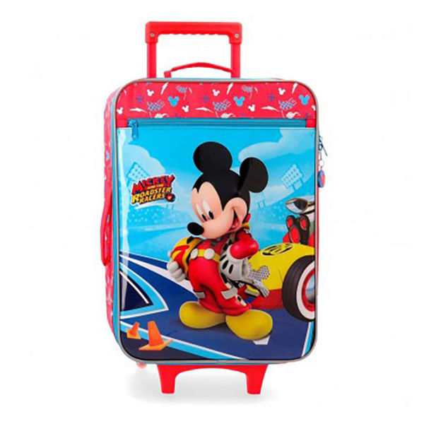 Immagine di Trolley da viaggio a 2 ruote 35x50x16 cm Mickey Mouse - Topolino