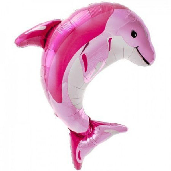 Immagine di Palloncino Super Shape Delfino rosa 79 cm