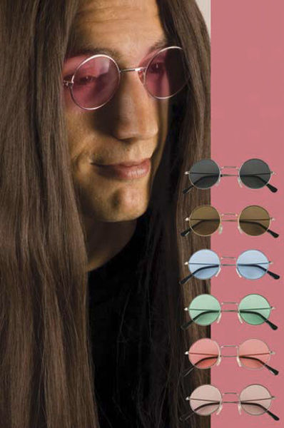 Immagine di Occhiali da sole tondi John Hippie colori assortiti