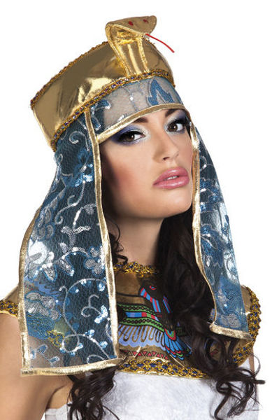 Immagine di Accessori Carnevale - Copricapo con Velo Cleopatra