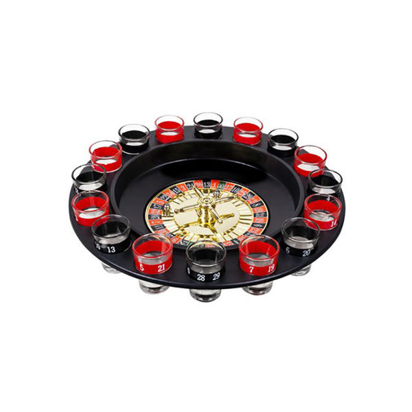 Immagine di Roulette da Tavolo con Bicchieri in Vetro - Giochi da Bere