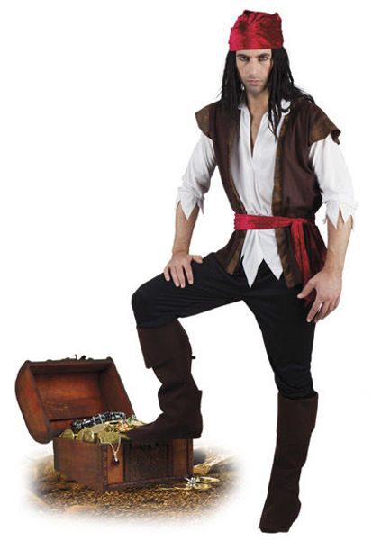 Immagine di Costume da Adulto  Pirata Taglia 50/52