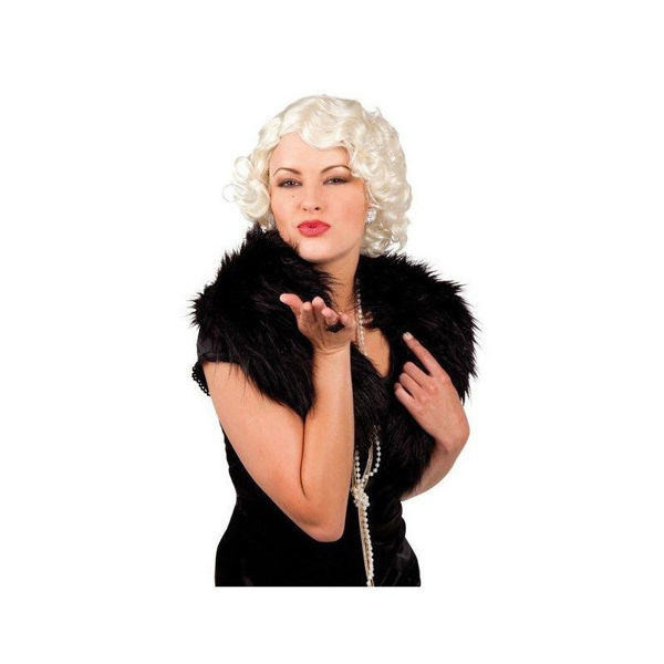 Immagine di Parrucca Donna Marilyn biondo mosso