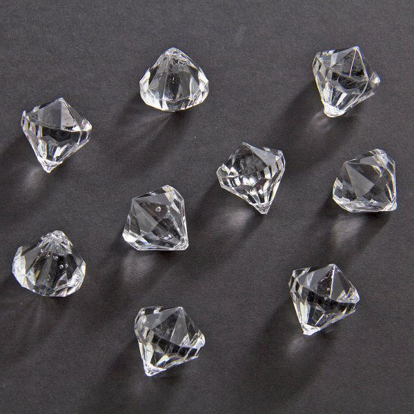 Immagine di Confetti da Tavola  20x20 mm Diamanti 28 grammi