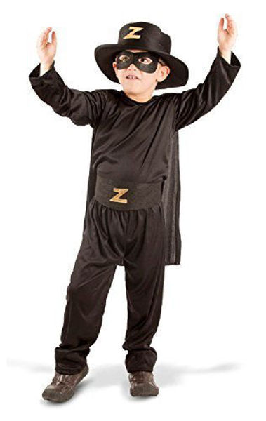 Partycolare- Costume Bambino Zorro Taglia 6-8 anni