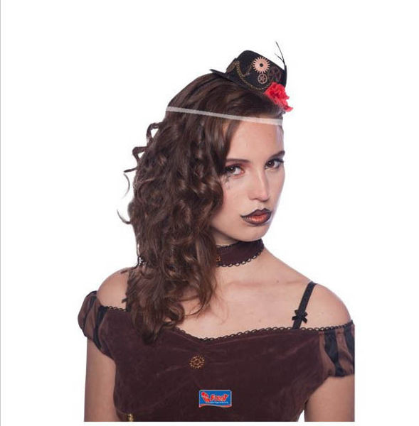 Immagine di Steampunk Tiara Donna con Mini Cappello