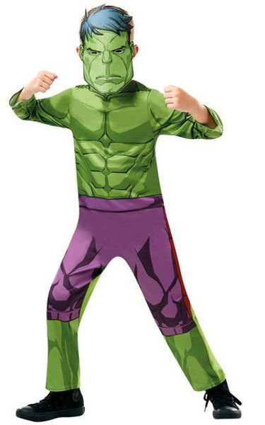 Immagine di Costume Carnevale Bambino Hulk 7-8 anni