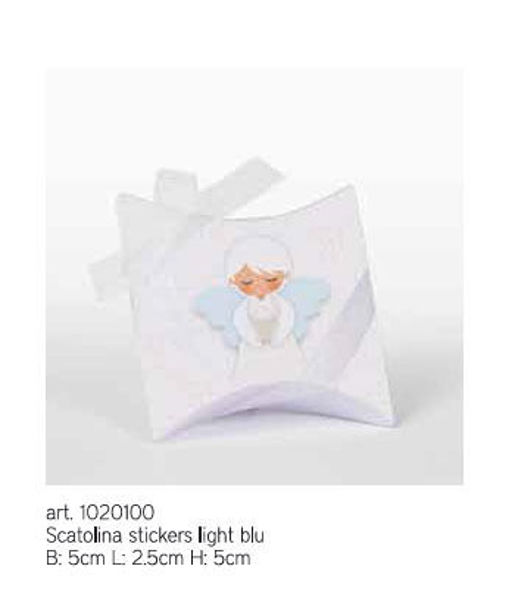 Immagine di 20 Scatole Sweet Angels Celeste 5x2,5x5 cm