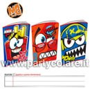 Immagine di 10 Maxi Quaderni rigo C Active M8 Child Boy 20 fogli fantasie assortite