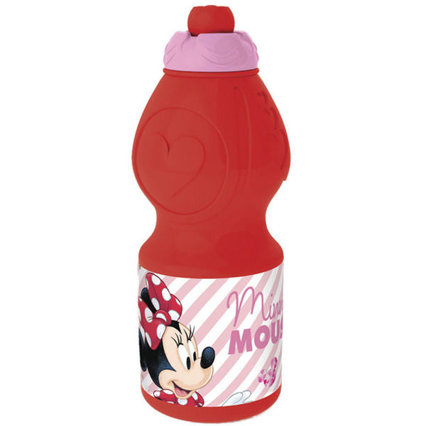 borraccia Disney Minnie plastica 400 ml bambini
