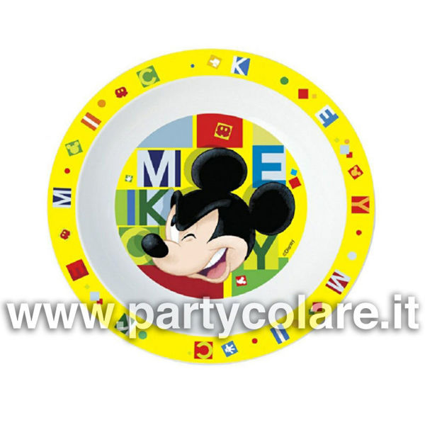 Immagine di Piatto Fondo per microonde 20 cm Topolino Mickey Mouse