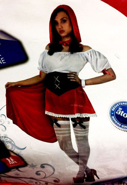 Partycolare- Costume Donna Cappuccetto Rosso Taglia 2