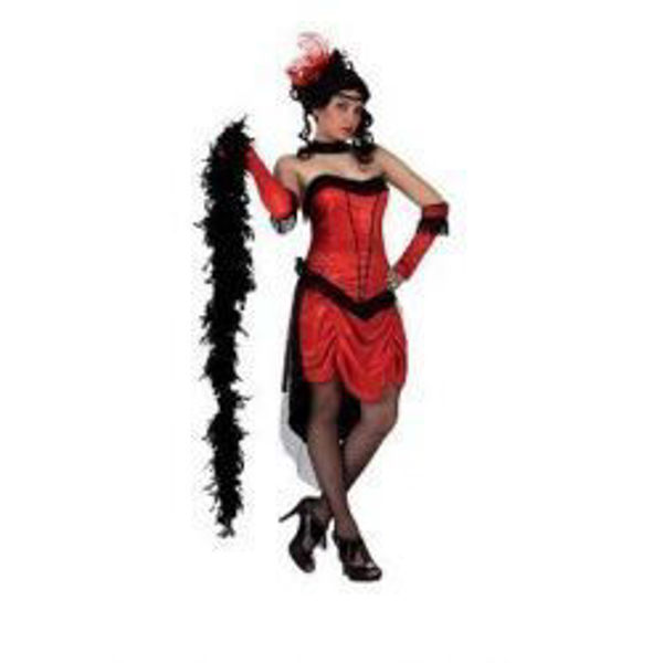 Immagine di Costume Donna Cabarettista rosso Taglia 1