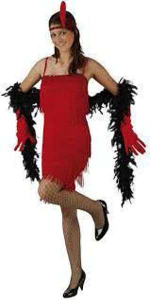 Immagine di Costume Donna Charleston rosso Taglia 2